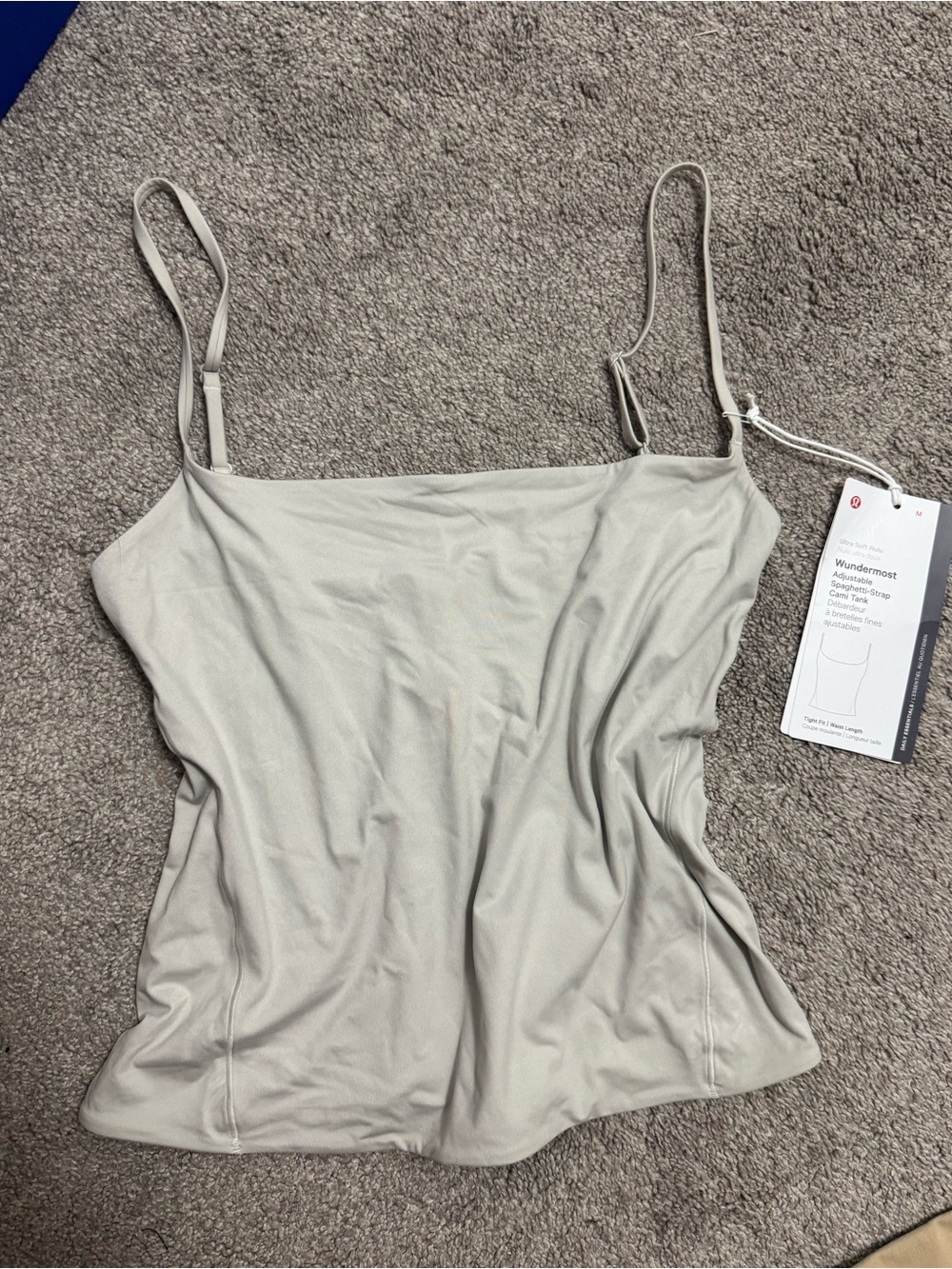 Lululemon lined cami tank top